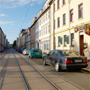 Unsere Bar von der Wiesestraße aus